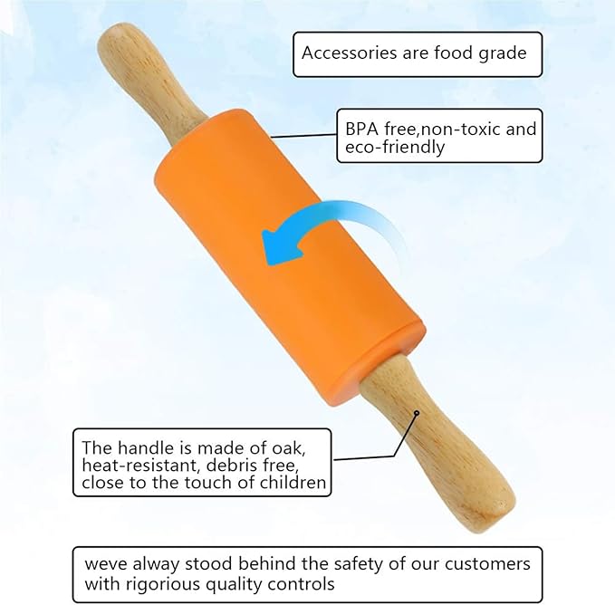 Koogel 9 Inch Mini Rolling Pin - Image 2