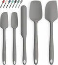 Coukre Silicone Spatula Set of 5, High Temperature Resistant, Food Grade by Coukre