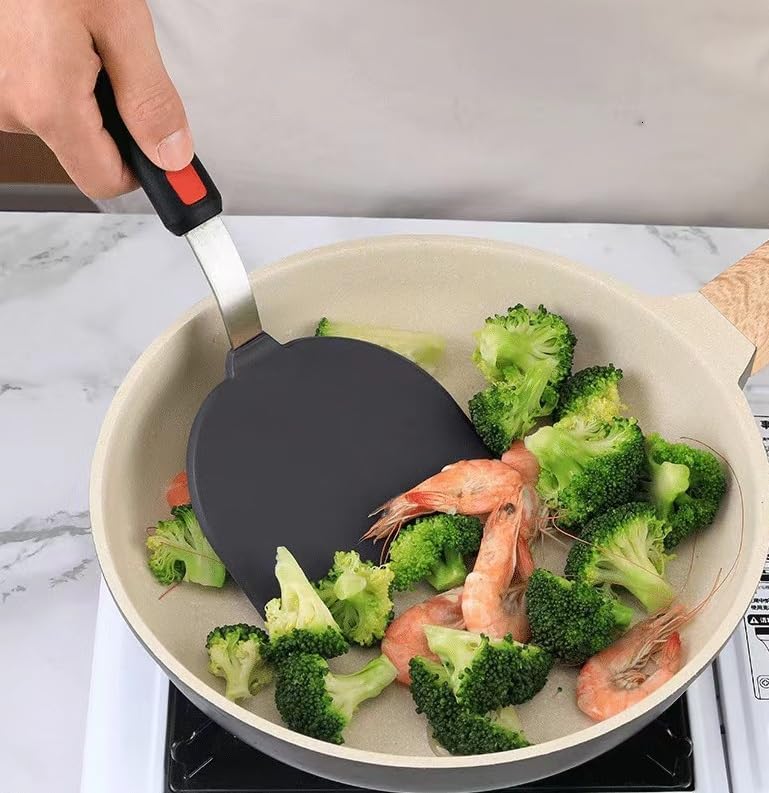 Hotec Silicone Spatula Turner for Nonstick Cookware, Cooking Spatulas