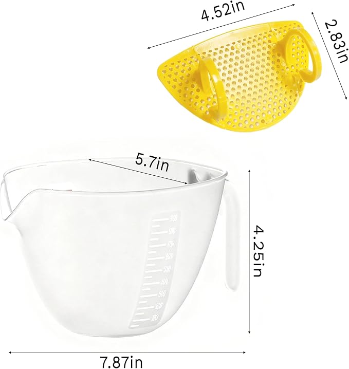 Rice Strainer, Vegetable Washer, Rice Washer - Image 2