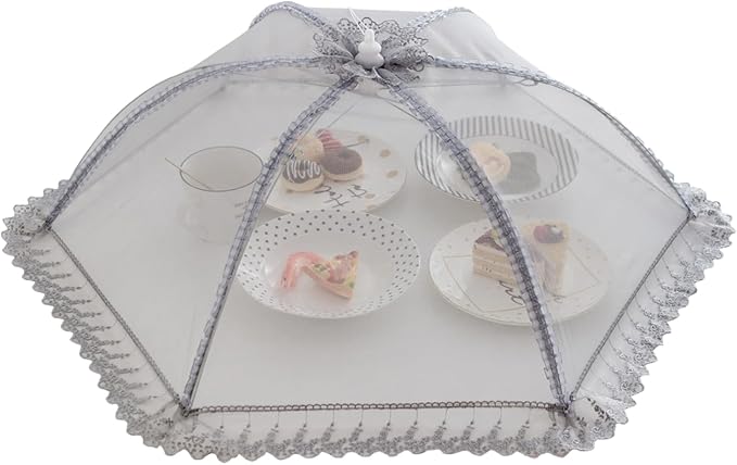 Wuyue Hua70X70cm Large Premium Pop-Up Mesh Screen Food Cover Tent Umbrella by Wuyue+Hua