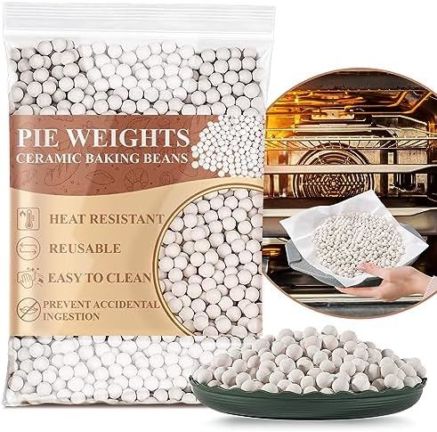 Sukh 1.94LB Pie Weights for Baking - Reusable Ceramic Pie Crust