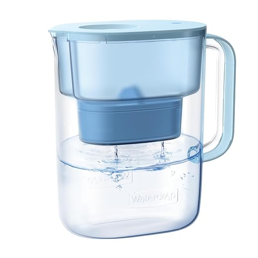 Waterdrop PT-07B-A Alkaline Water Filter Pitcher, Clean & Toxin-Free by Waterdrop