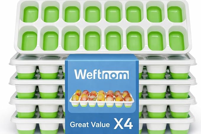 Ice Cube Trays for Freezer by WEFTNOM