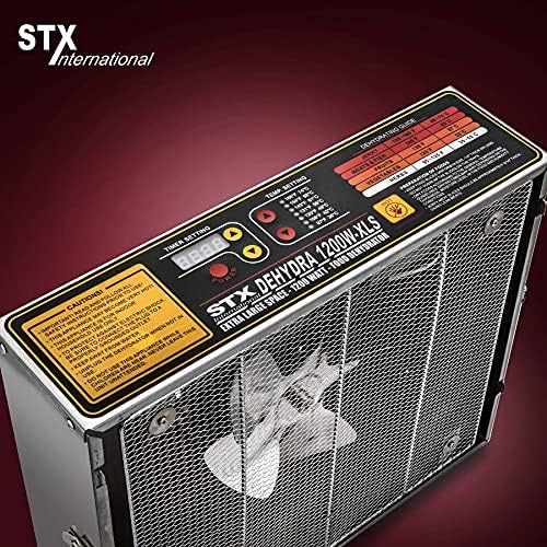 STX International Dehydra 1200W-XLS Food Dehydrator, 10 Trays