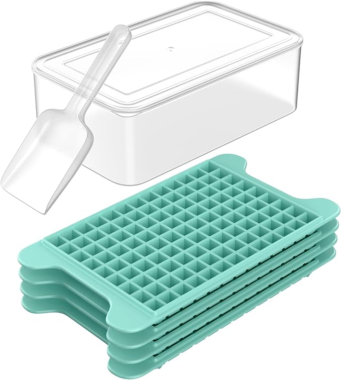 Mini Ice Cube Tray for Freezer: FDDBI Small Ice Trays for Freezer by FDDBI