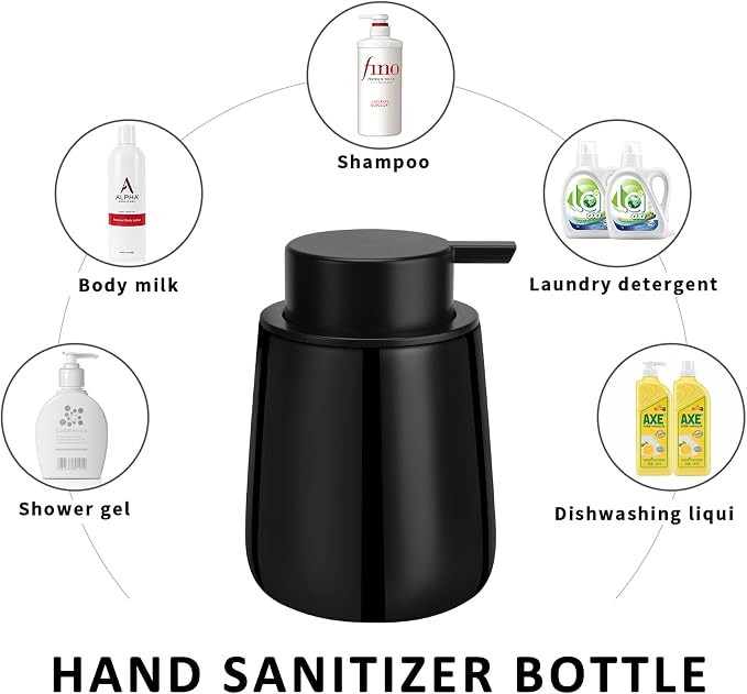 Soap Dispenser Ceramic with Easy-to-Press Pump Hand Lotion Liquid Dispenser - Image 7