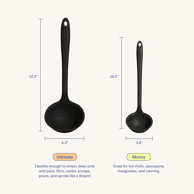 GIR: Get It Right Silicone Ladle Spoon – High Heat Resistant Kitchen Tool - Image 3
