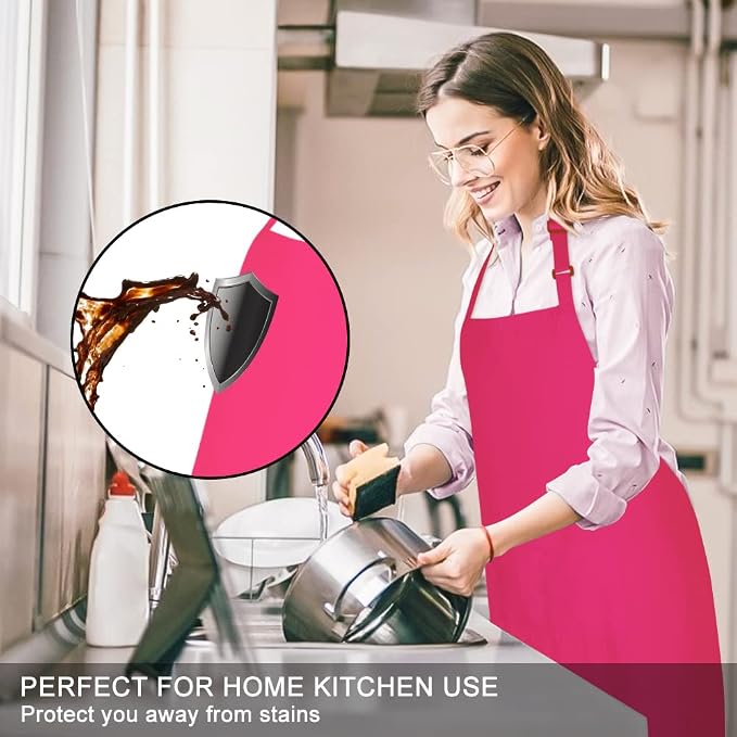 Jubatus 2 Pack 100% Cotton Aprons - Image 3