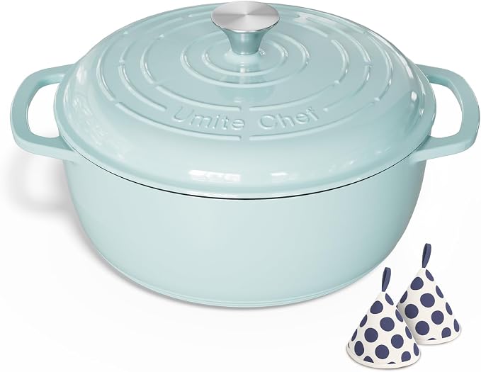 Umite Chef 6QT Enameled Cast Iron Dutch Oven - Image 9