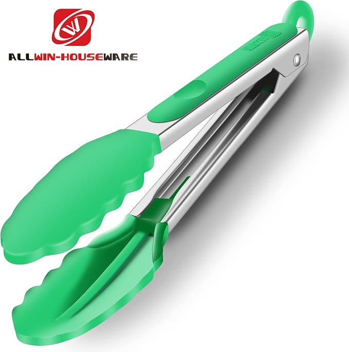 2 Pack Silicone Kitchen Tongs – 9" & 12" Set, Heat Resistant up to 500°F - Image 5