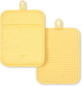 KITCHENAID Ribbed Soft Silicone Pot Holder 2-Pack Set, 2025 Color of the Year by KitchenAid