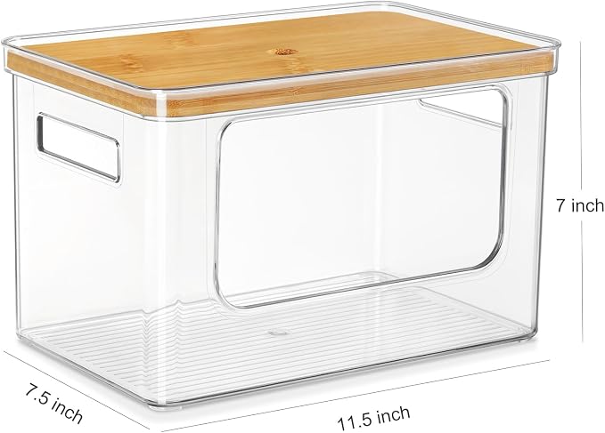 Hudgan Stackable Storage with Bamboo Top - Image 6