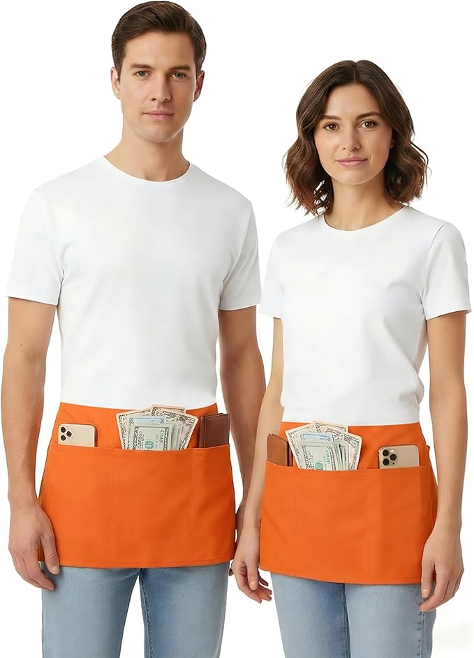 BOHARERS Waist Apron with 3 Pockets 3 Pack - Image 4