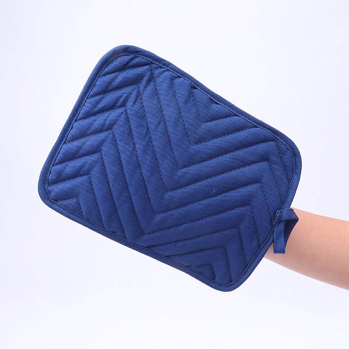 Anyi Pot Holders for Kitchen Heat Resistant, Cotton Hot Pads for Counter Table - Image 3