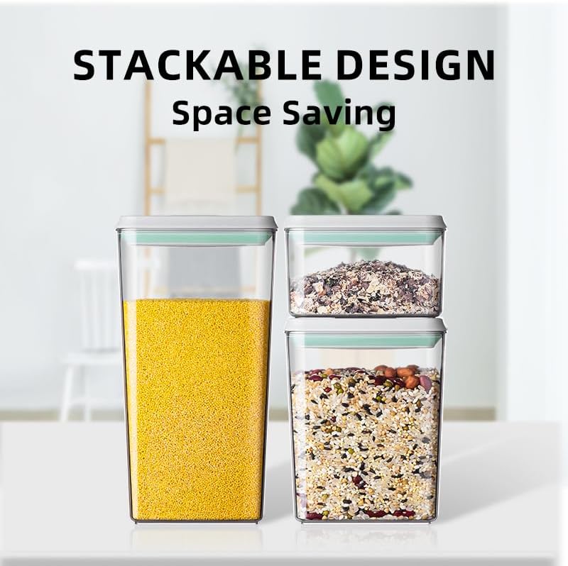 Ankou 6Pcs Airtight Food Storage Containers, BPA-Free