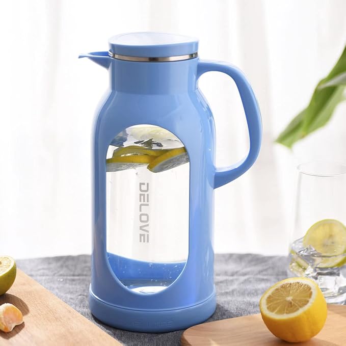 Delove 68 oz/2 Liter Glass Pitcher - Image 5