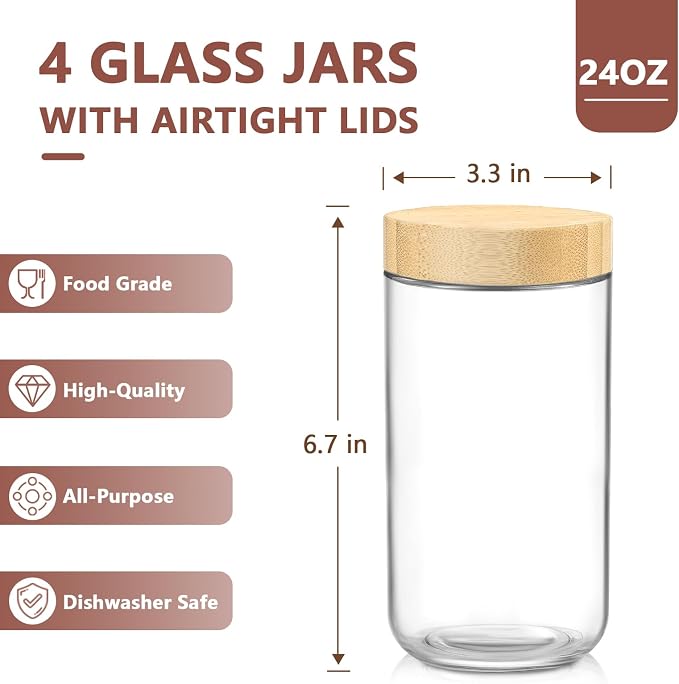 DRKIO 24 Oz Overnight Oats Containers - Image 2