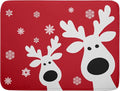 Christmas Dish Drying Mat for Kitchen Counter Cute Reindeer Winter Microfiber by Unknown