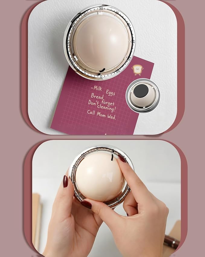 Kitchen Timer for Cooking, Magnetic Mechanical Timers - Image 9