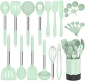 Silicone Cooking Utensil Set, Fungun Non-stick Kitchen Utensil 24 Pcs Cooking by Home