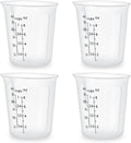 1Cup/250ml Silicone Measuring Cups 4-Pack Set, Reusable 8oz Silicone Cups Set by SwigranceQualityCreativity