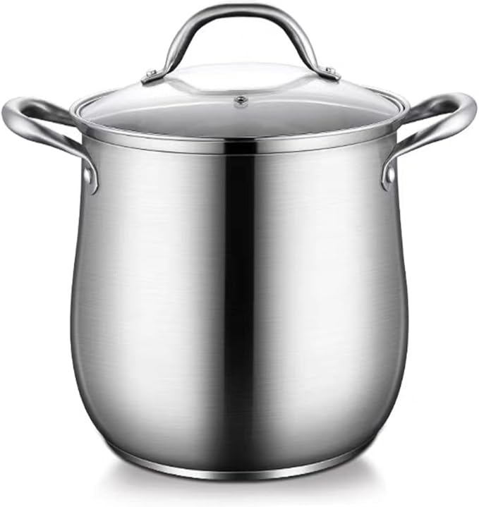 Stainless Steel Stock Pot, 12 Quart Heavy Duty Induction-Compatible by Unknown