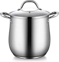 Stainless Steel Stock Pot, 8 Quart Heavy Duty Induction-Compatible by Unknown