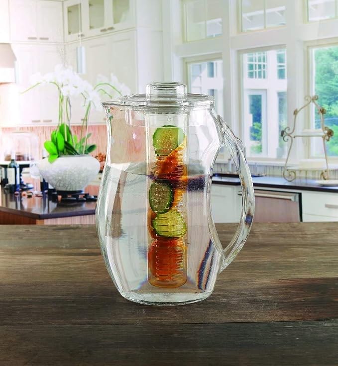 Large Fruit Infuser Water Pitcher – Shatterproof Acrylic Infusion Jug - Image 8