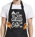 SANDJEST Funny Mens Aprons by SANDJEST