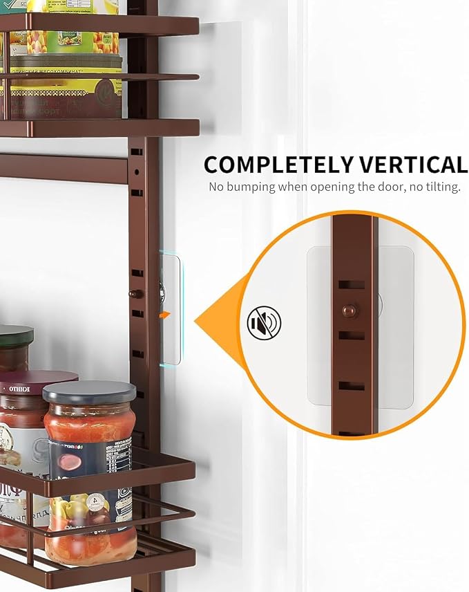 Moforoco Bronze 9-Tier Over The Door Pantry Organizer, Pantry Organization And - Image 4
