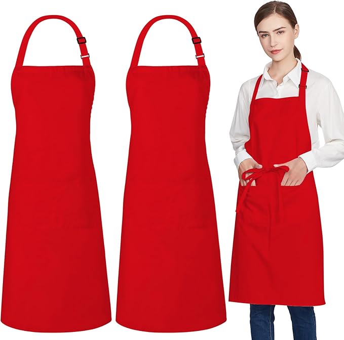 Jubatus 2 Pack 100% Cotton Aprons by Jubatus