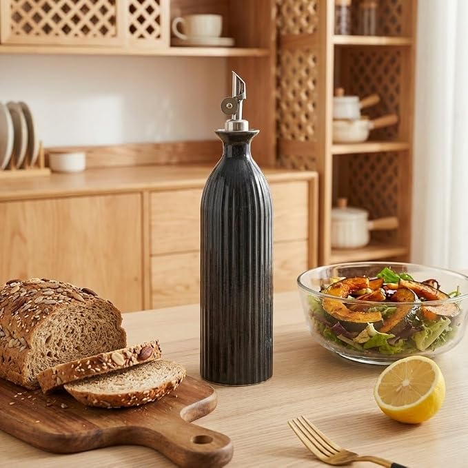 17 oz Ceramic Olive Oil Bottle Dispenser - Image 5