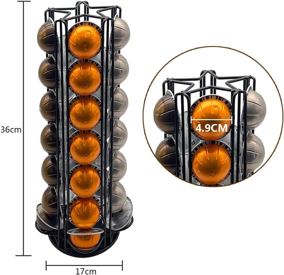 Miuly Coffee Capsule Holder For Nespresso Vertuoline, Coffee Capsule