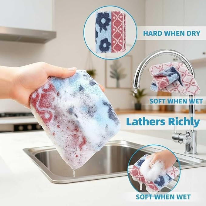 Amarelle Scrub, Eco-Friendly Reusable Dish Scrubbers - Image 2