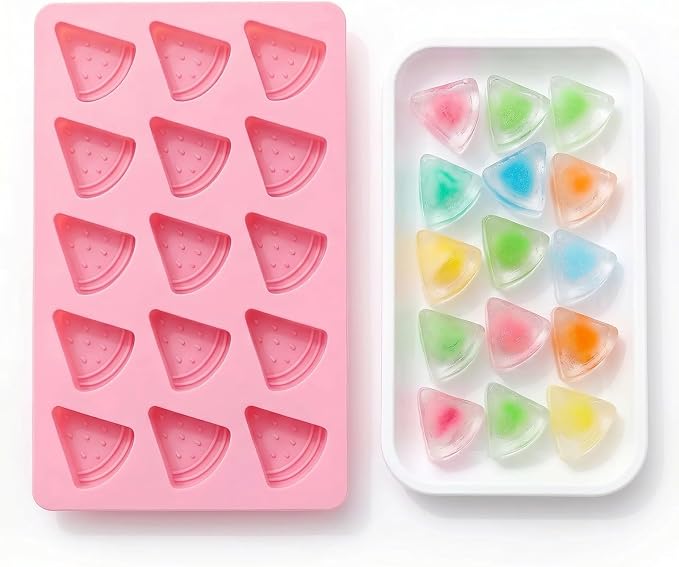 Cute Ice Cube Trays Silicone Chocolate Mold Wax Melt Molds Easy Release Ice by MayeBridge