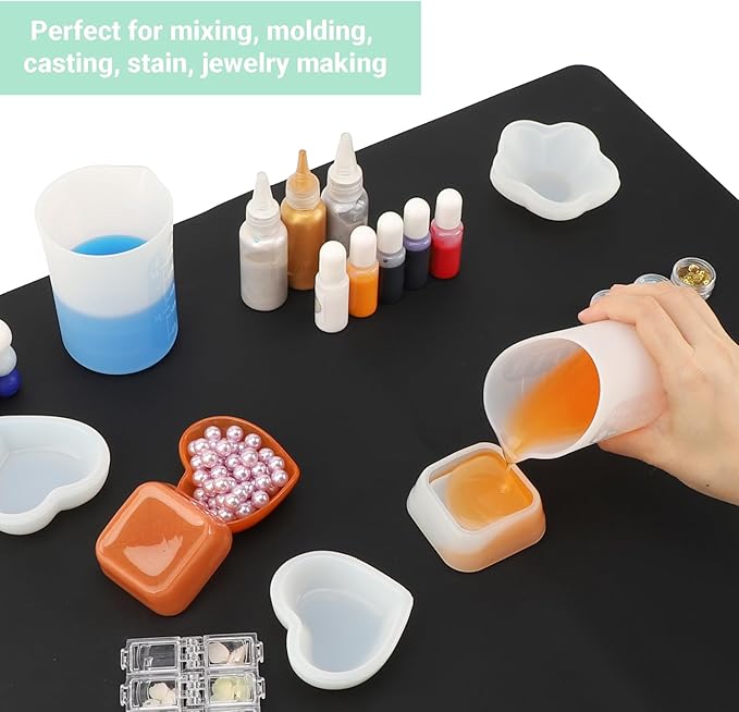 Gartful 250ml Silicone Measuring Cups, Casting Molds, Stain Jewelry Making - Image 6