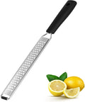 Zester Grater with Protective Cover – Fine Stainless Steel Lemon Zester cheese by Reecaz
