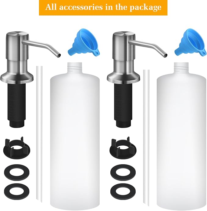 Soap Dispenser for Kitchen Sink, Built in Sink Soap Dispenser Lotion Dispenser - Image 7