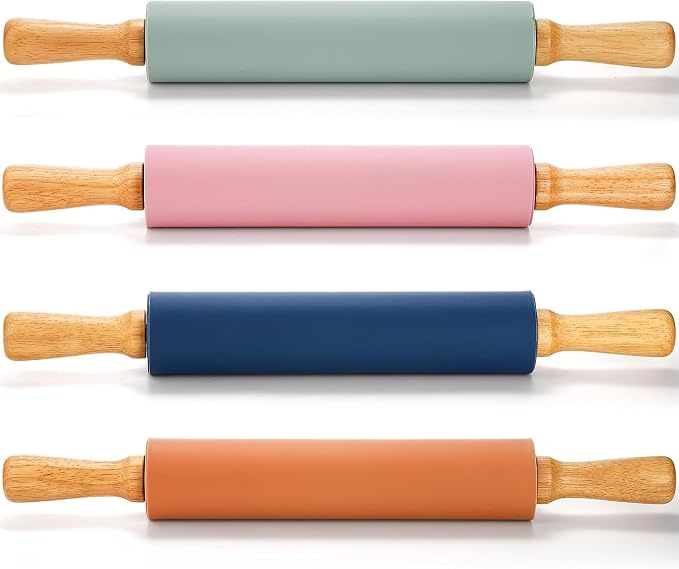 Yopay 4 Pack Silicone Rolling Pin by Yopay