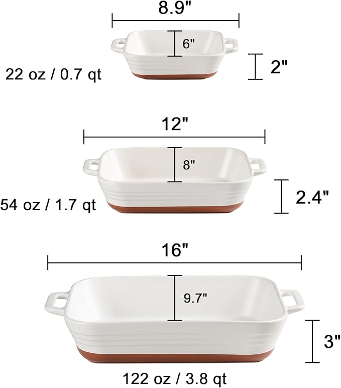 Sweejar Relief Casserole Dishes - Image 5