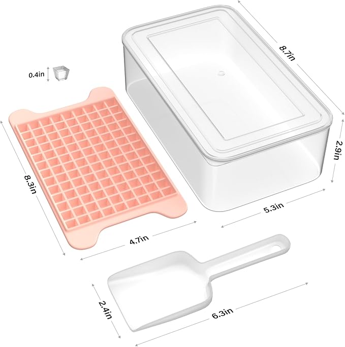 Mini Ice Cube Tray for Freezer: FDDBI Small Ice Trays for Freezer - Image 2