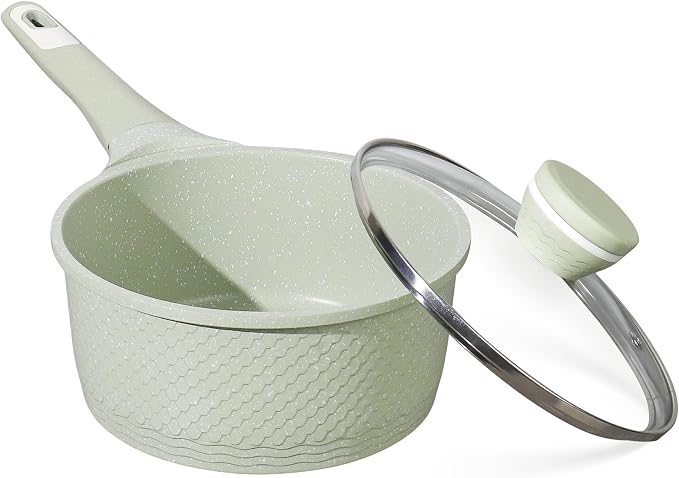 Sauce pan 2.0Qt SaucePan with Lid, Non Stick Sauce Pot by Xuanying