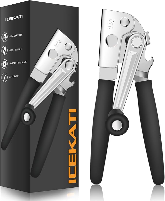 Commercial Can Opener, ICEKATl Can Opener Manual Heavy Duty Easy by ICEKATI
