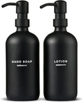 MaisoNovo Soap Dispenser 2-Piece Set | 16.9oz Black Bottles by MaisoNovo-TheArtofSustainableLiving