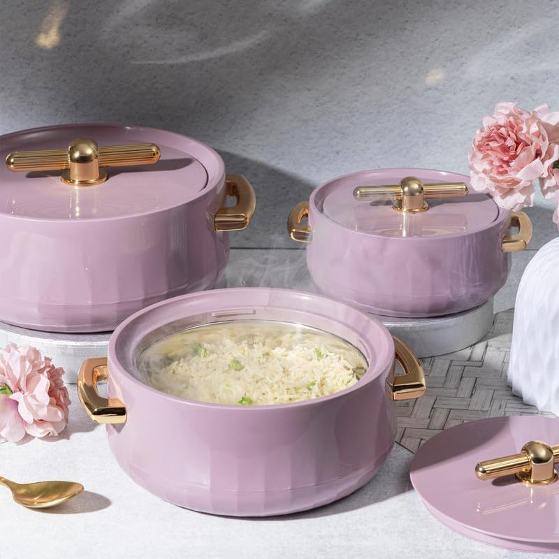 Casserole Inner Steel BPA Free|Advanced P.U. Insulation Keeps Food hot