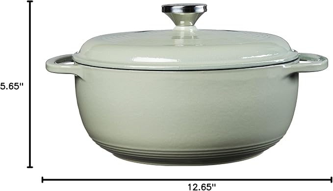Lodge 4.5 Quart Enameled Cast Iron Dutch Oven - Image 7