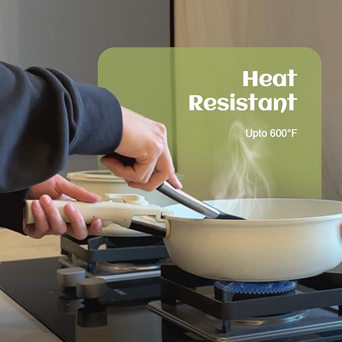 40 Pcs Kitchen Utensils Set Silicone Cooking, 446℉ Heat Resistance Stainless - Image 2