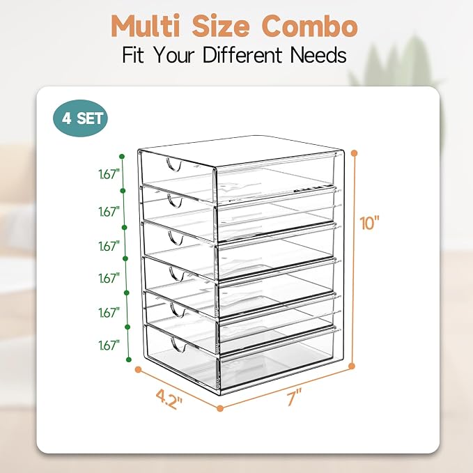 Makeup Drawer Storage Organizer - Image 2