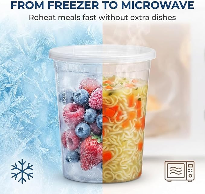 JoyServe 120 Sets Deli Containers - Image 8